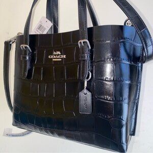 Coach mollie 25 black NWT